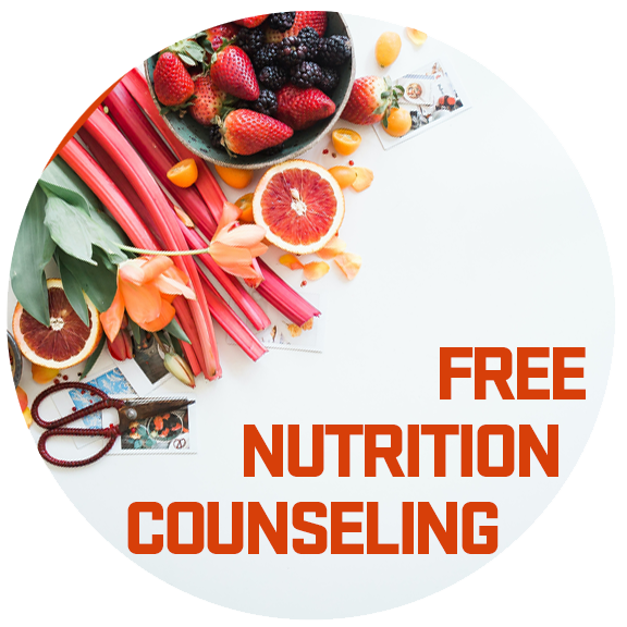Get free one-on-one nutritional counseling